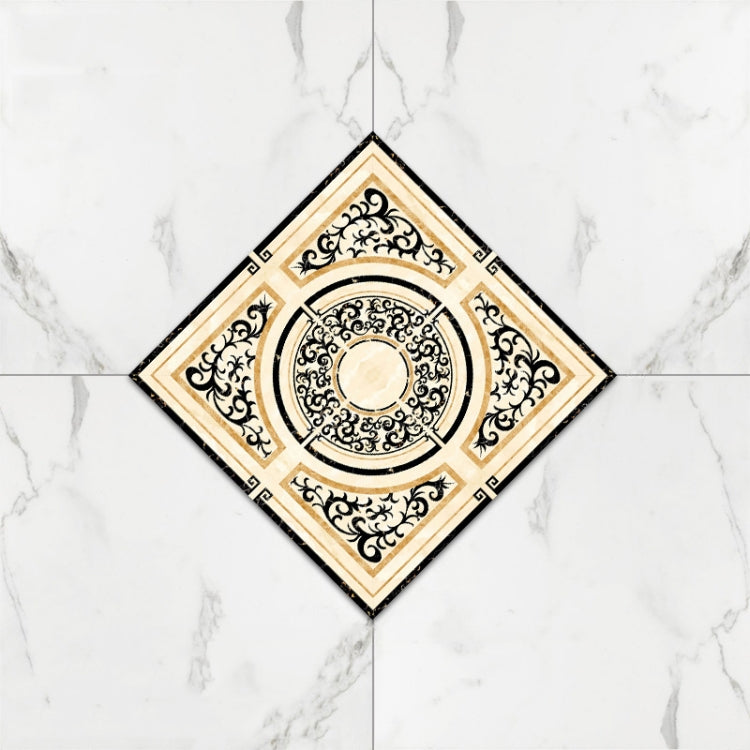 3 Sets Self-Adhesive Floor Waterproof Wear Angle Stickers Living Room Bathroom Floor Brick Decoration Stickers, Specification: Twill Wear-resistant