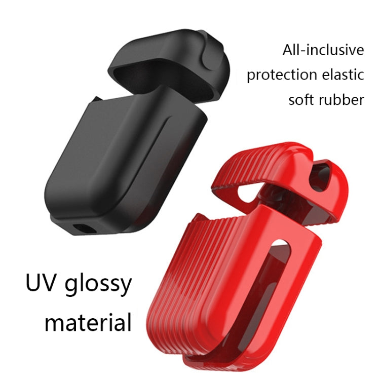 2 PCS GS011  Anti-fall Plastic Suitcase Shape Wireless Earphone Protective Case For Airpods1/2
