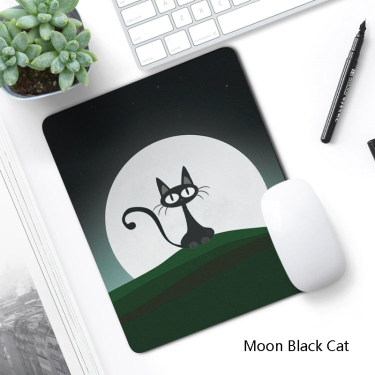 6 PCS Non-Slip Mouse Pad Thick Rubber Mouse Pad, Size: 21 X 26cm