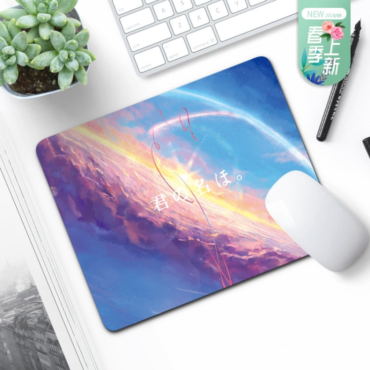 6 PCS Non-Slip Mouse Pad Thick Rubber Mouse Pad, Size: 21 X 26cm