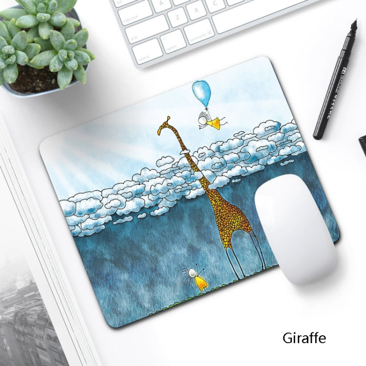6 PCS Non-Slip Mouse Pad Thick Rubber Mouse Pad, Size: 21 X 26cm