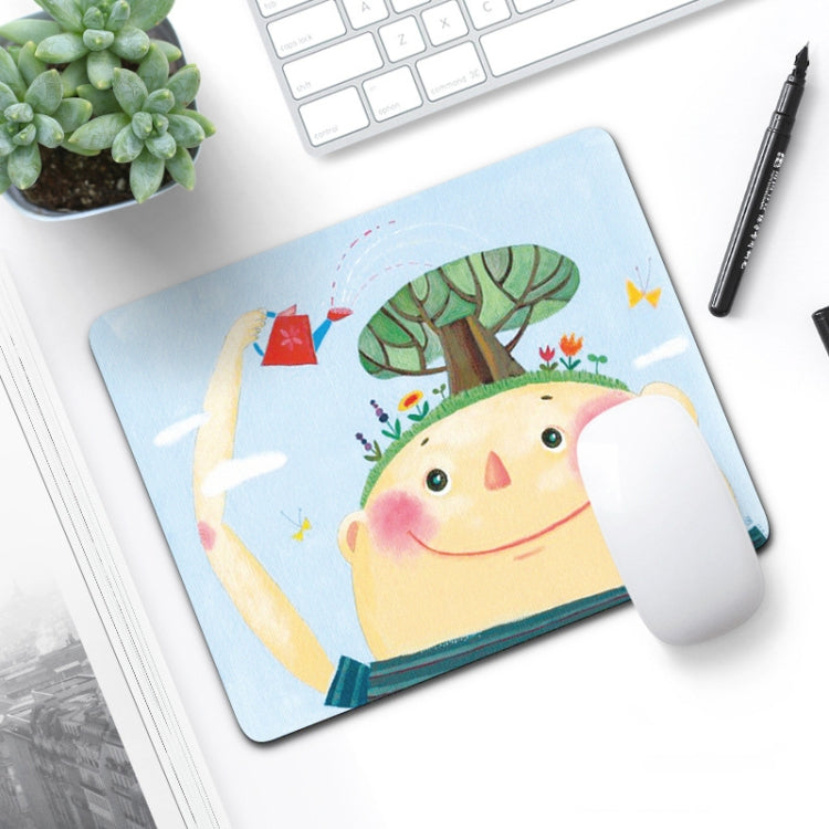 6 PCS Non-Slip Mouse Pad Thick Rubber Mouse Pad, Size: 21 X 26cm