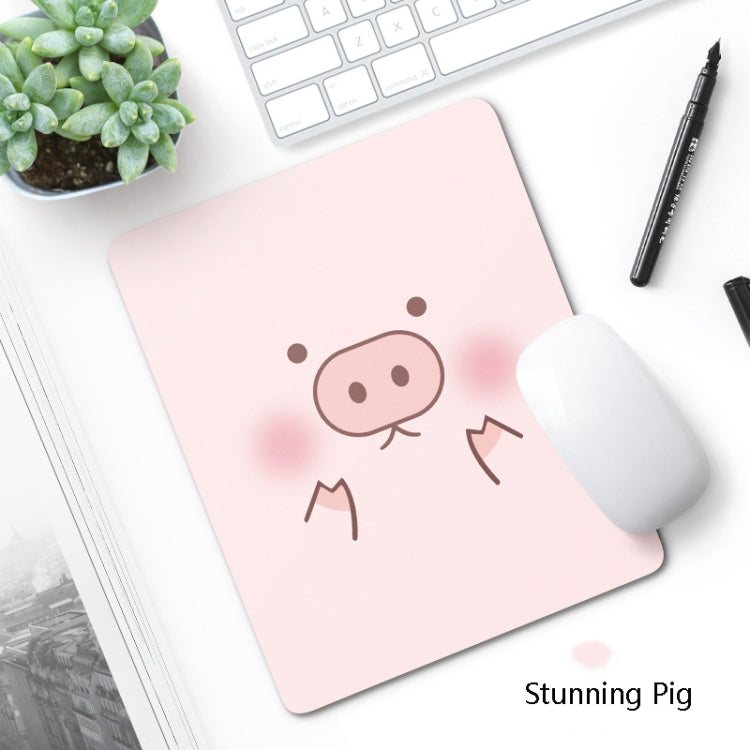6 PCS Non-Slip Mouse Pad Thick Rubber Mouse Pad, Size: 21 X 26cm