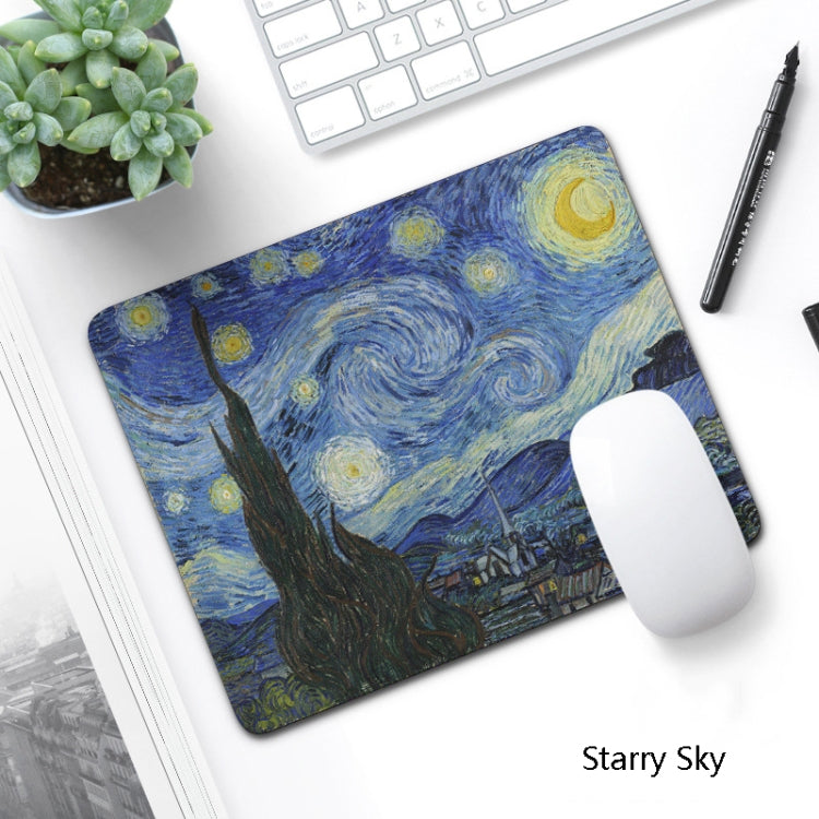 6 PCS Non-Slip Mouse Pad Thick Rubber Mouse Pad, Size: 21 X 26cm