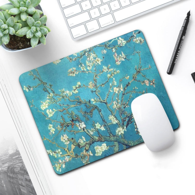 6 PCS Non-Slip Mouse Pad Thick Rubber Mouse Pad, Size: 21 X 26cm