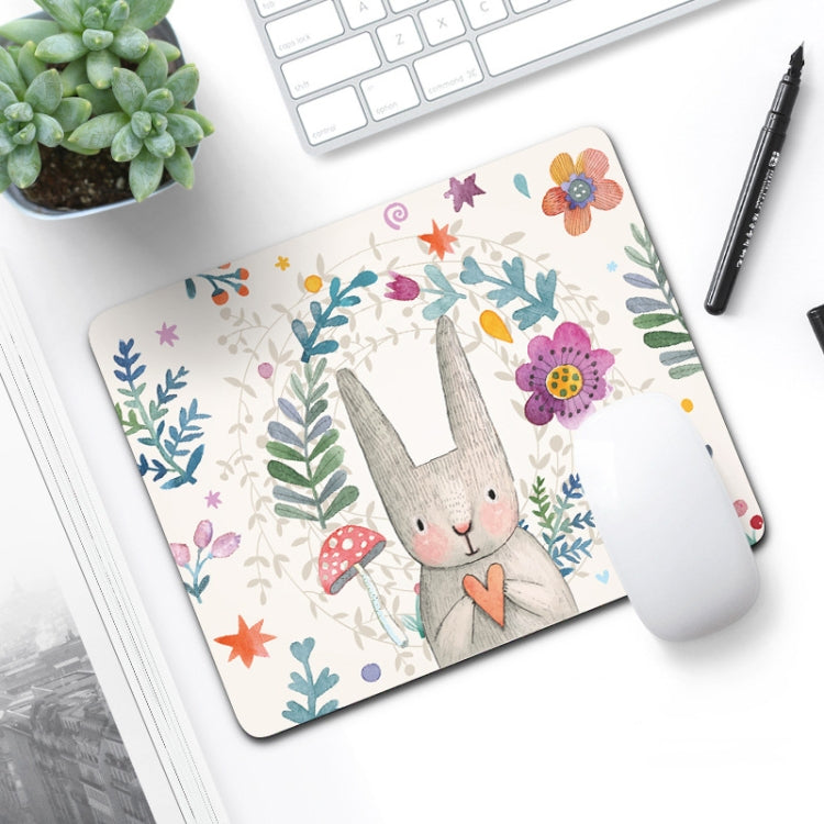 6 PCS Non-Slip Mouse Pad Thick Rubber Mouse Pad, Size: 21 X 26cm