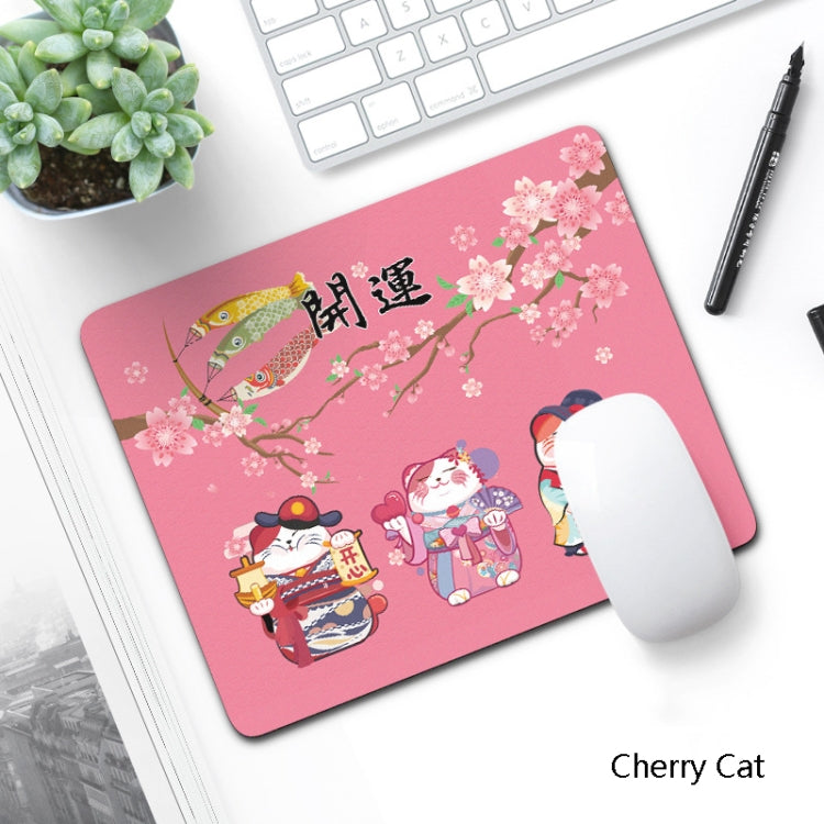 6 PCS Non-Slip Mouse Pad Thick Rubber Mouse Pad, Size: 21 X 26cm