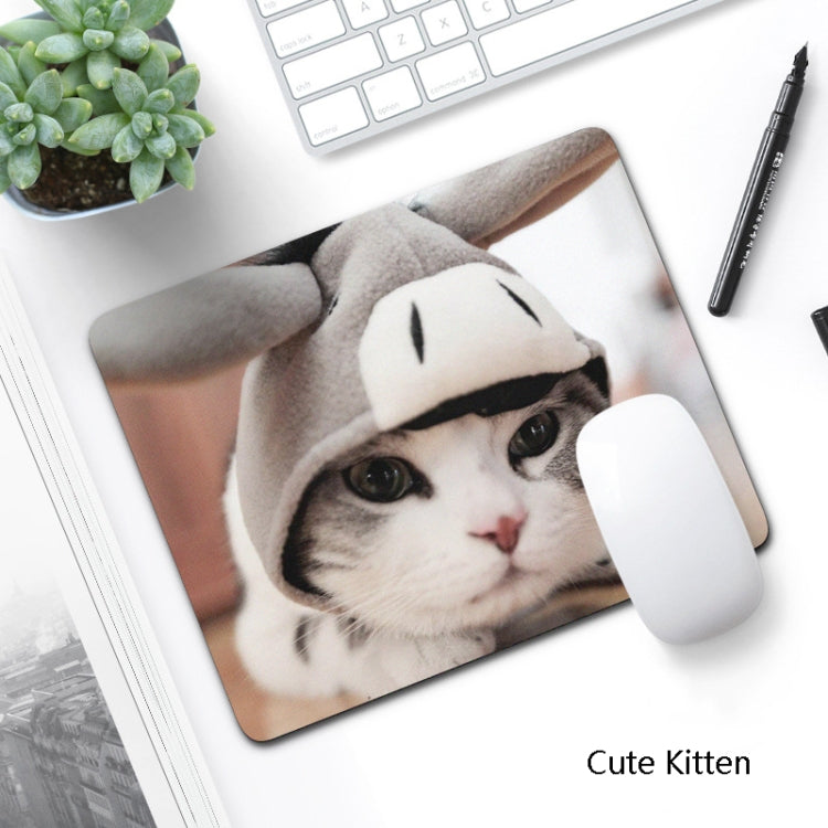 6 PCS Non-Slip Mouse Pad Thick Rubber Mouse Pad, Size: 21 X 26cm