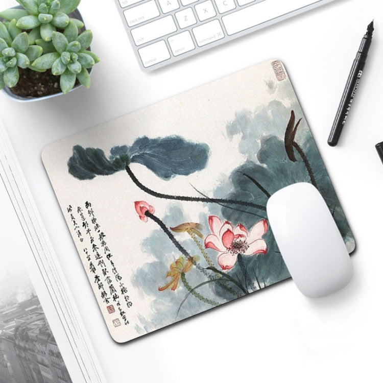 6 PCS Non-Slip Mouse Pad Thick Rubber Mouse Pad, Size: 21 X 26cm