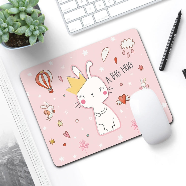 6 PCS Non-Slip Mouse Pad Thick Rubber Mouse Pad, Size: 21 X 26cm