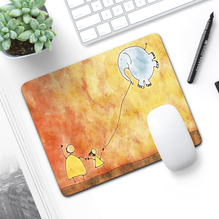 6 PCS Non-Slip Mouse Pad Thick Rubber Mouse Pad, Size: 21 X 26cm