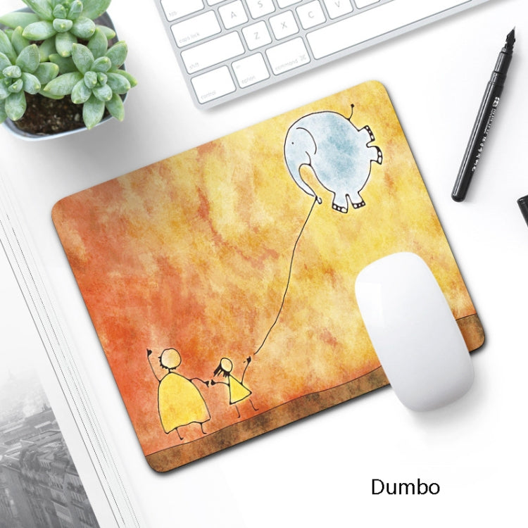 6 PCS Non-Slip Mouse Pad Thick Rubber Mouse Pad, Size: 21 X 26cm