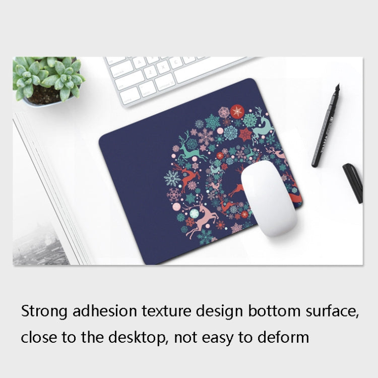 6 PCS Non-Slip Mouse Pad Thick Rubber Mouse Pad, Size: 21 X 26cm