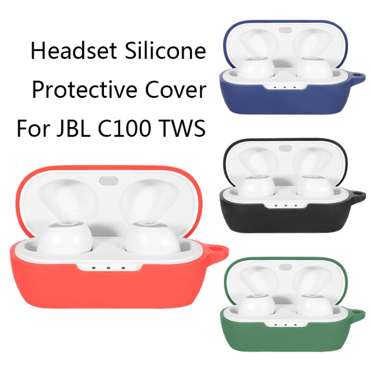2 PCS GS0092 Wireless Bluetooth Headset Silicone Protective Cover For JBL C100 TWS
