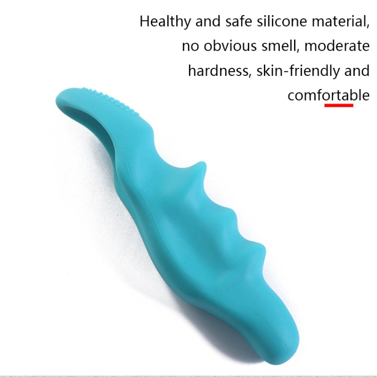 Silicone Thumb Bump Massager Muscle Relaxation Massage Fascia Device, Specification: Thumb Gray