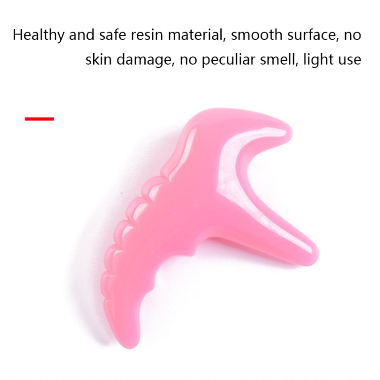 Silicone Thumb Bump Massager Muscle Relaxation Massage Fascia Device, Specification: Resin Pink