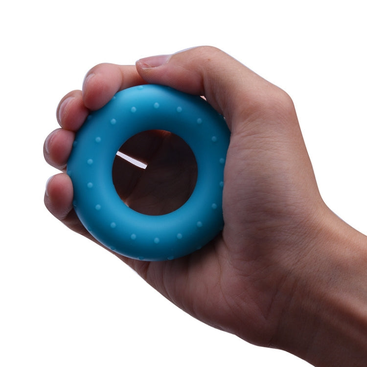 3 PCS Bump Silicone Grip Device Finger Rehabilitation Training Grip Ring, Specification: 40LBï¼ˆBlueï¼‰
