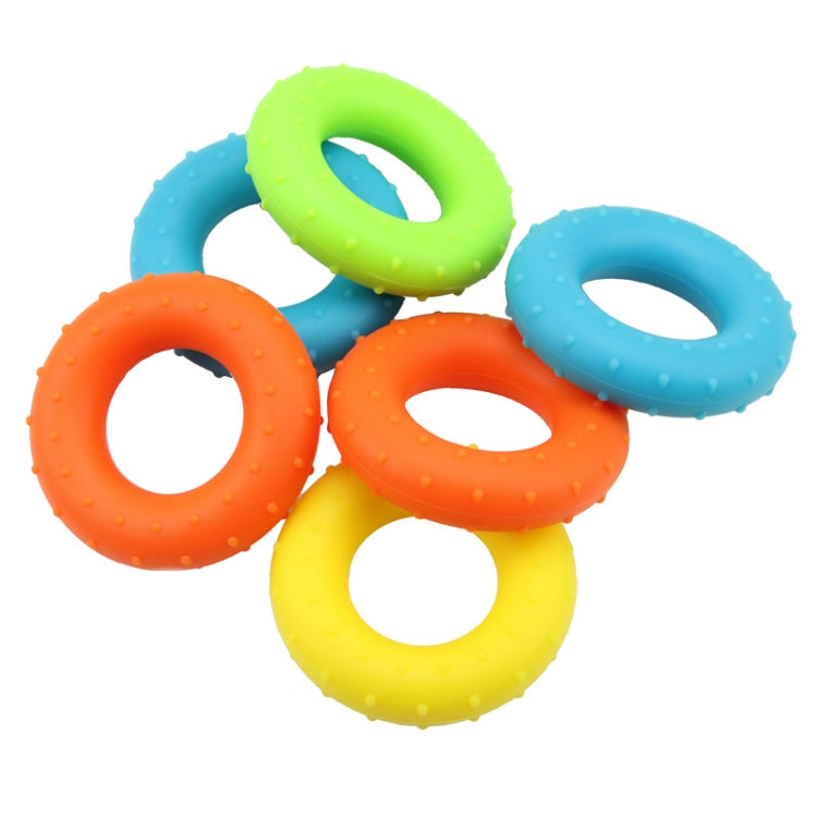 3 PCS Bump Silicone Grip Device Finger Rehabilitation Training Grip Ring, Specification: 40LBï¼ˆBlueï¼‰