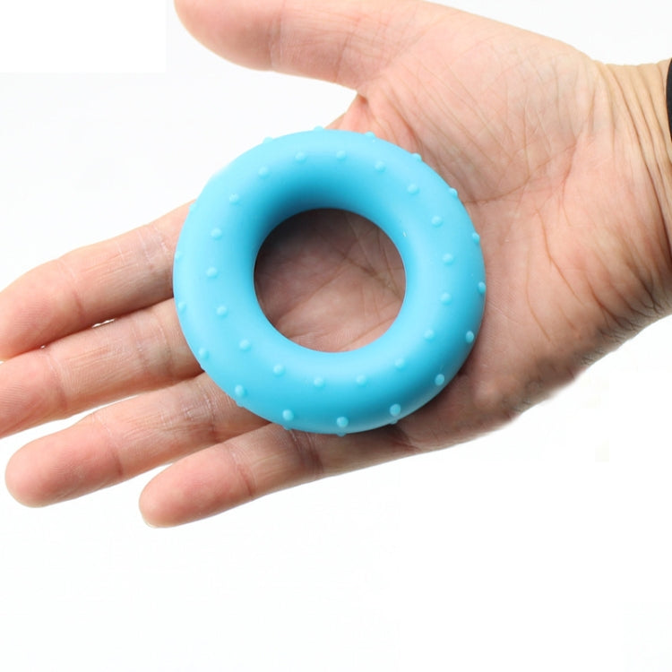 3 PCS Bump Silicone Grip Device Finger Rehabilitation Training Grip Ring, Specification: 40LBï¼ˆBlueï¼‰