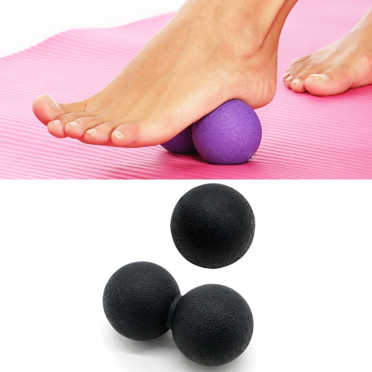 2 in 1 Single Ball + Peanut Ball Fascia Foot Massage Ball Muscle Relaxation Yoga Ball Set