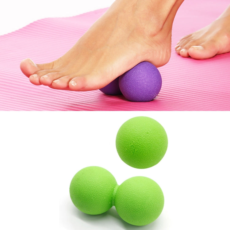 2 in 1 Single Ball + Peanut Ball Fascia Foot Massage Ball Muscle Relaxation Yoga Ball Set