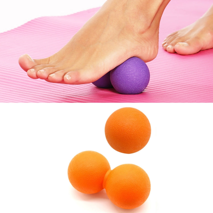 2 in 1 Single Ball + Peanut Ball Fascia Foot Massage Ball Muscle Relaxation Yoga Ball Set