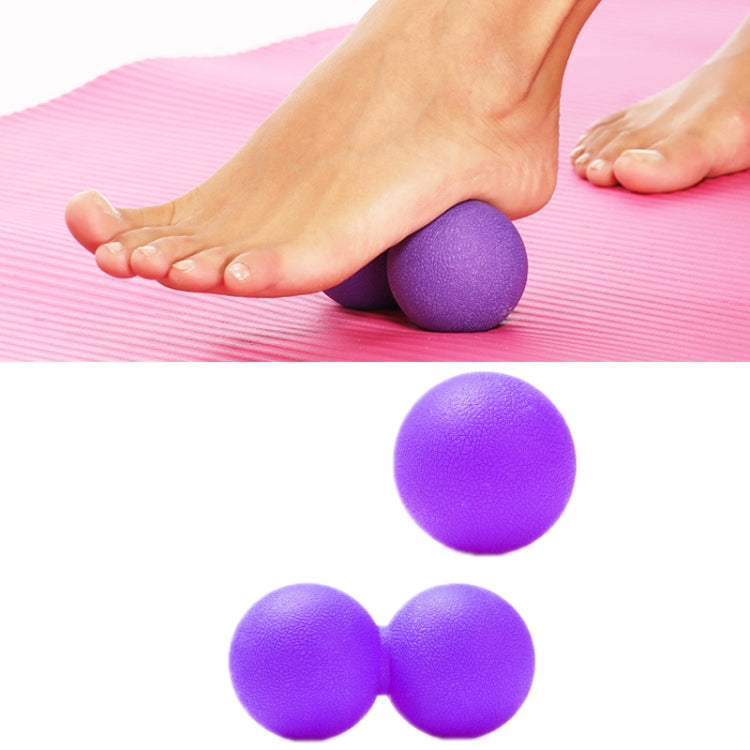 2 in 1 Single Ball + Peanut Ball Fascia Foot Massage Ball Muscle Relaxation Yoga Ball Set