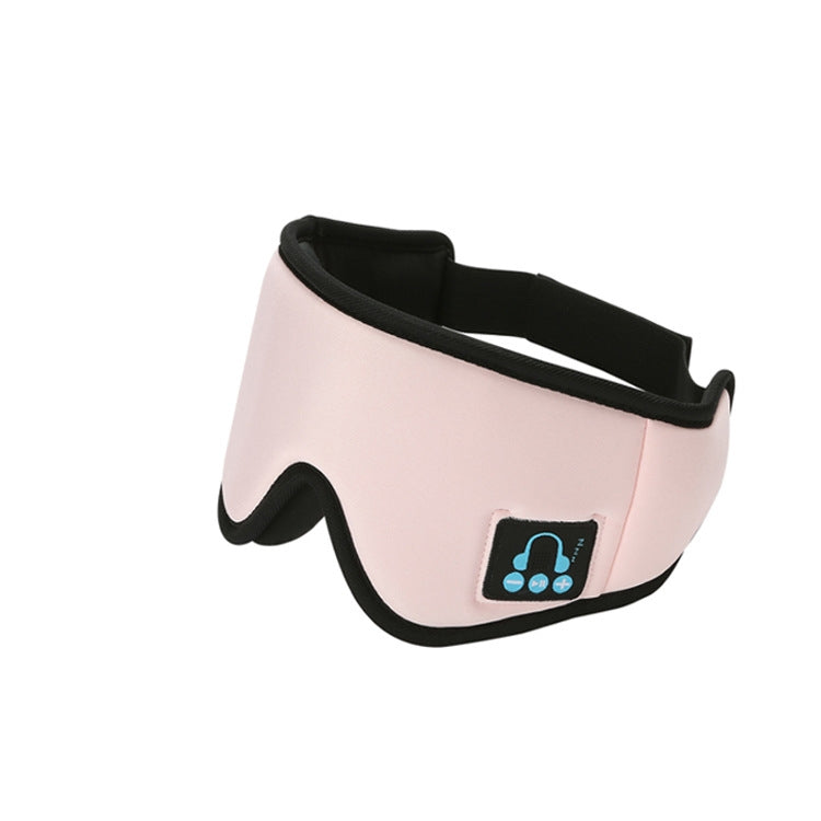 YR-05 Wireless Bluetooth Eye Mask Home Travel Office Lunch Break Burst Fatigue Music Sleep Eye Mask( Pink)