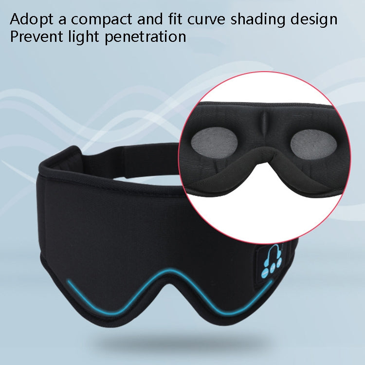 YR-05 Wireless Bluetooth Eye Mask Home Travel Office Lunch Break Burst Fatigue Music Sleep Eye Mask( Pink)