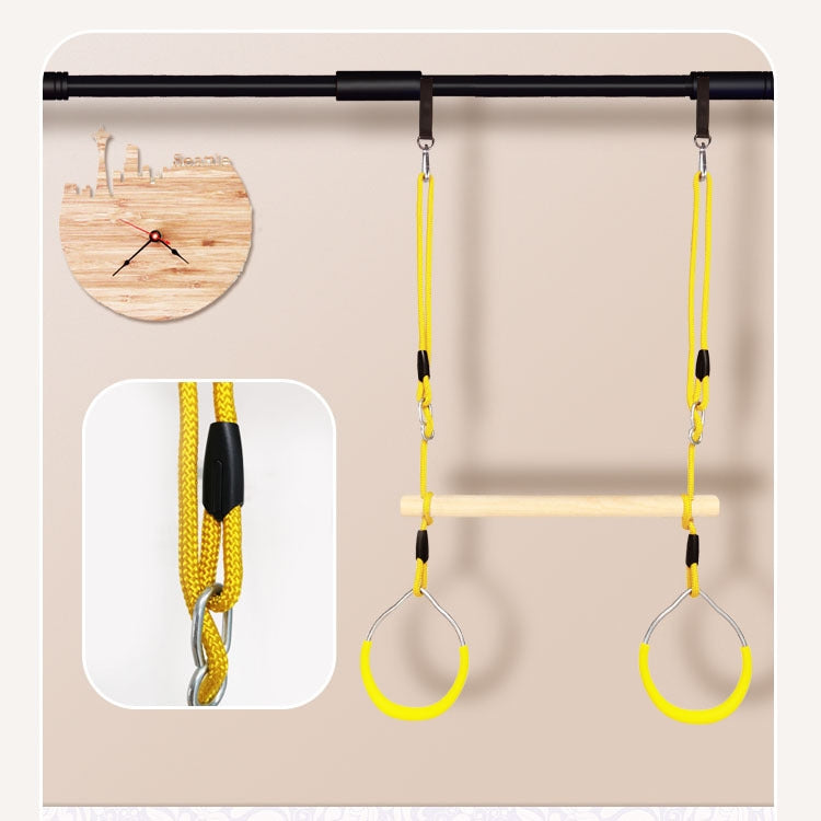 Children Exercise Sports Rings Adult Fitness Household Climbing Rings Outdoor Rings Swing,Random Color Delivery