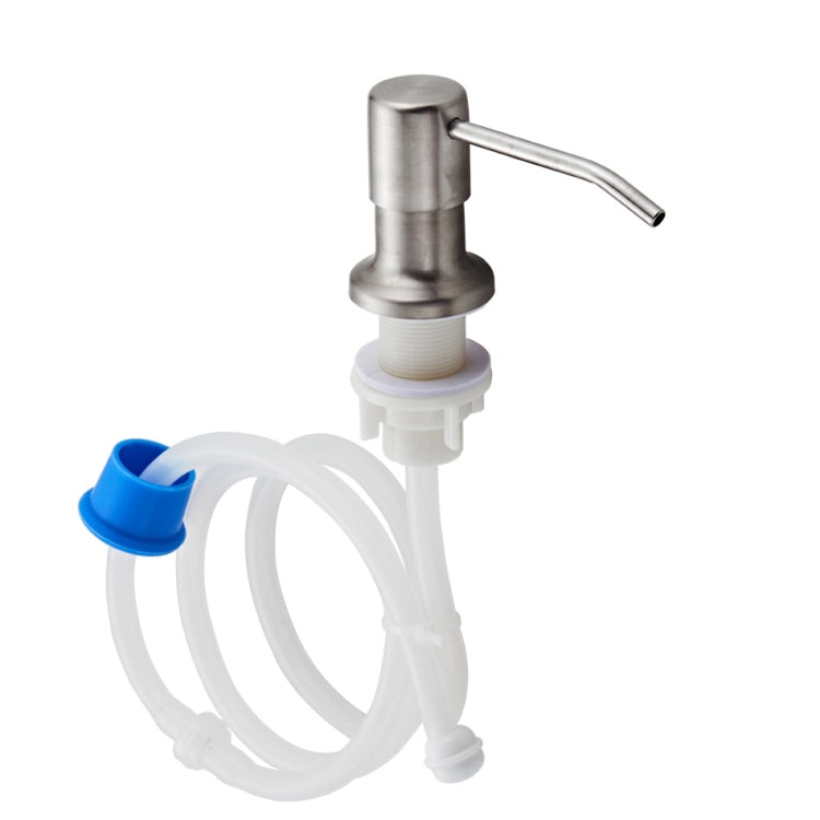 9508N-02  304 Stainless Steel Sink Soap Dispenser Pump Head Extension Silicone Tube Bathroom Hand Washing Cleaning Soap Dispenser