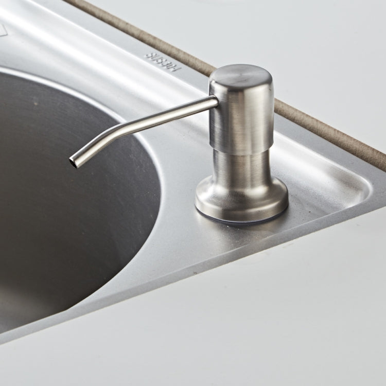 9508N-02  304 Stainless Steel Sink Soap Dispenser Pump Head Extension Silicone Tube Bathroom Hand Washing Cleaning Soap Dispenser