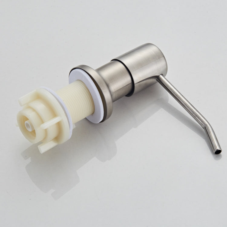 9508N-02  304 Stainless Steel Sink Soap Dispenser Pump Head Extension Silicone Tube Bathroom Hand Washing Cleaning Soap Dispenser