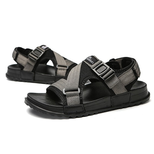 Fashion Thick Bottom Hard-wearing Outdoor Beach Shoes Casual Sandals for Men, Shoe Size:42