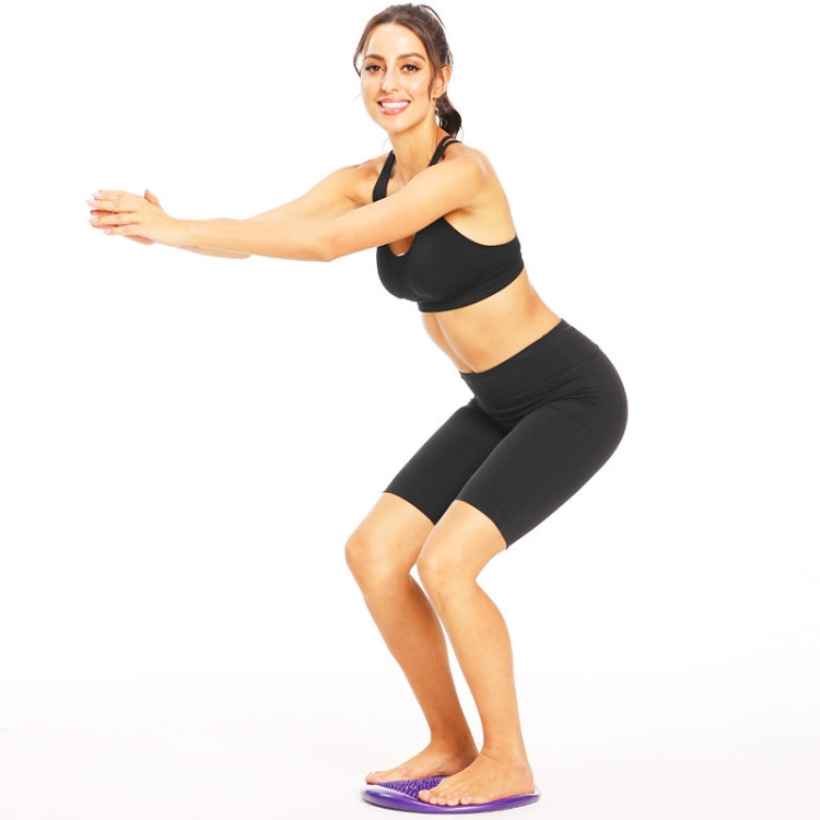 2 in 1 Yoga Balance Mat + Squat Resistance Band Fitness Exercise Equipment Set