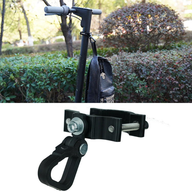 2 PCS For Ninebot MAX G30 Scooter Accessories Aluminum Alloy Hook Rod Hook, Specification: Simple Model (Black)