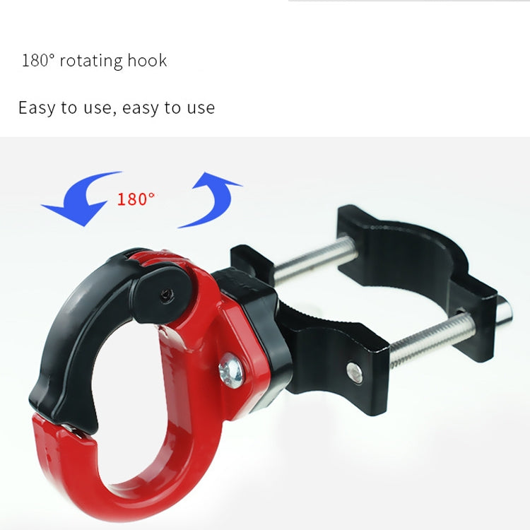 2 PCS For Ninebot MAX G30 Scooter Accessories Aluminum Alloy Hook Rod Hook, Specification: Simple Model (Black)