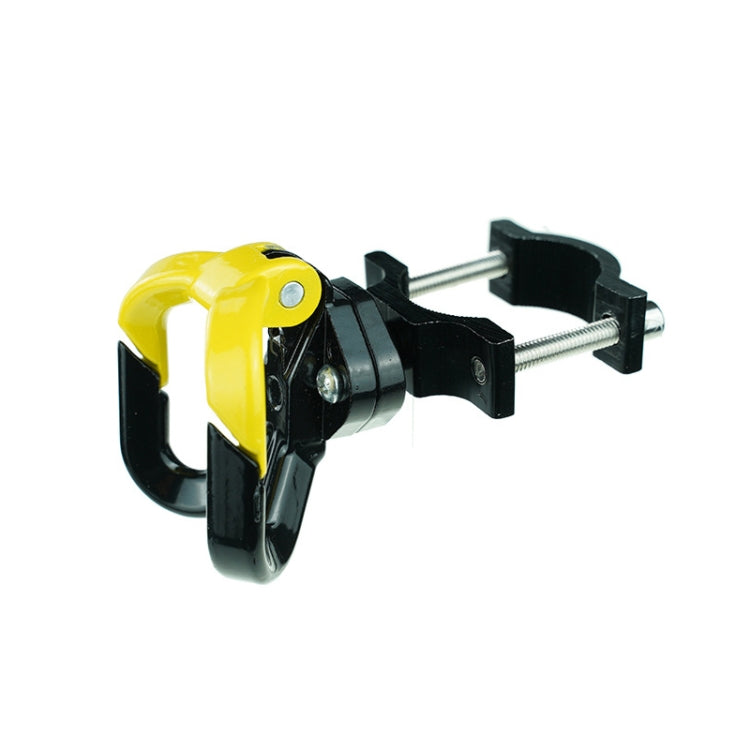 2 PCS For Ninebot MAX G30 Scooter Accessories Aluminum Alloy Hook Rod Hook, Specification: Double Hook (Yellow Black)