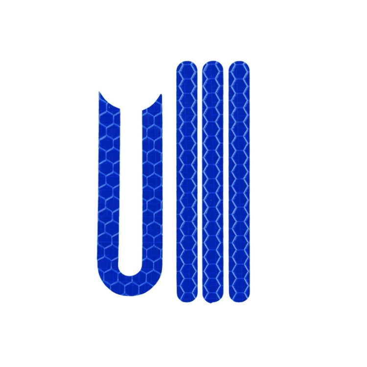 5 PCS Scooter Stickers Reflective Cursor Scooter Mudguard Reflective Sticker For Xiaomi Mijia M365 / M365 Pro (Blue)