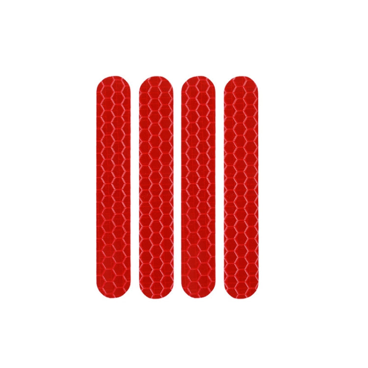 5 PCS Scooter Stickers Reflective Cursor Scooter Mudguard Reflective Sticker For Ninebot Max G30 (Red)