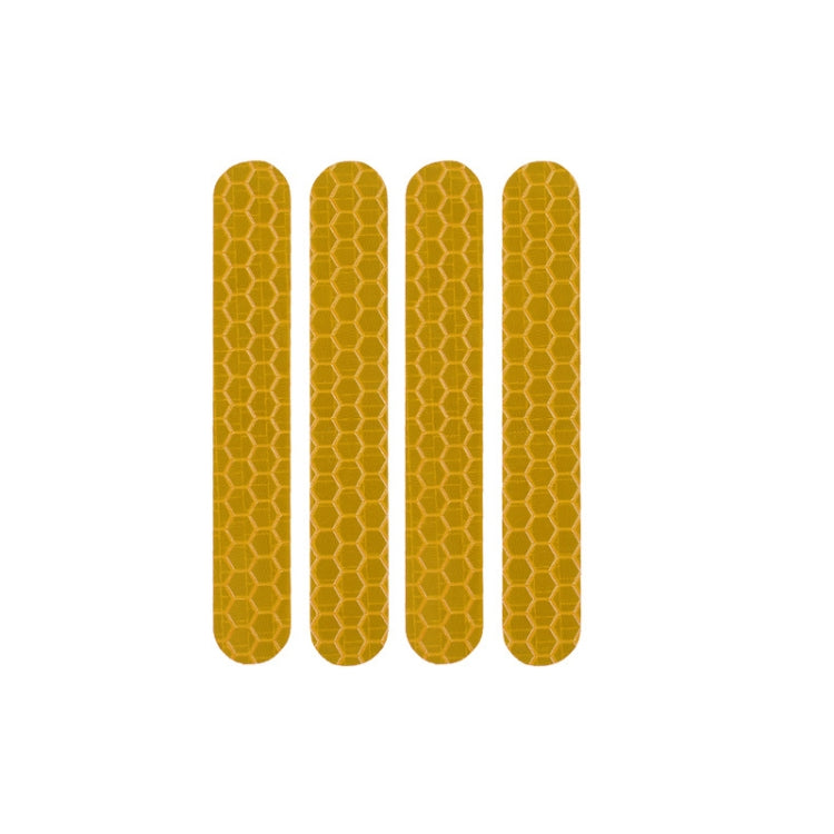 5 PCS Scooter Stickers Reflective Cursor Scooter Mudguard Reflective Sticker For Ninebot Max G30 (Yellow)