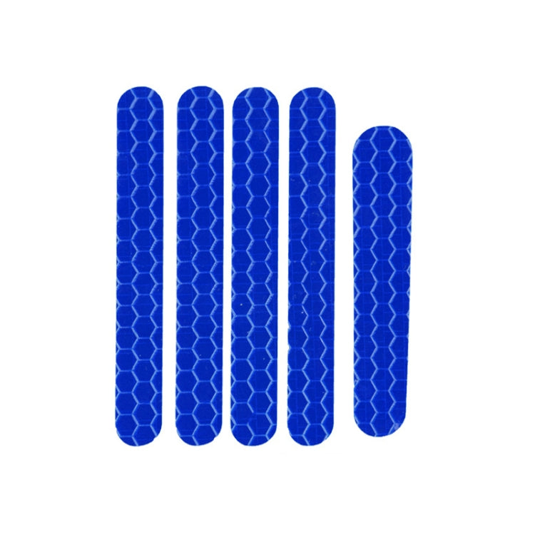 5 PCS Scooter Stickers Reflective Cursor Scooter Mudguard Reflective Sticker For Ninebot ES1 (Blue)