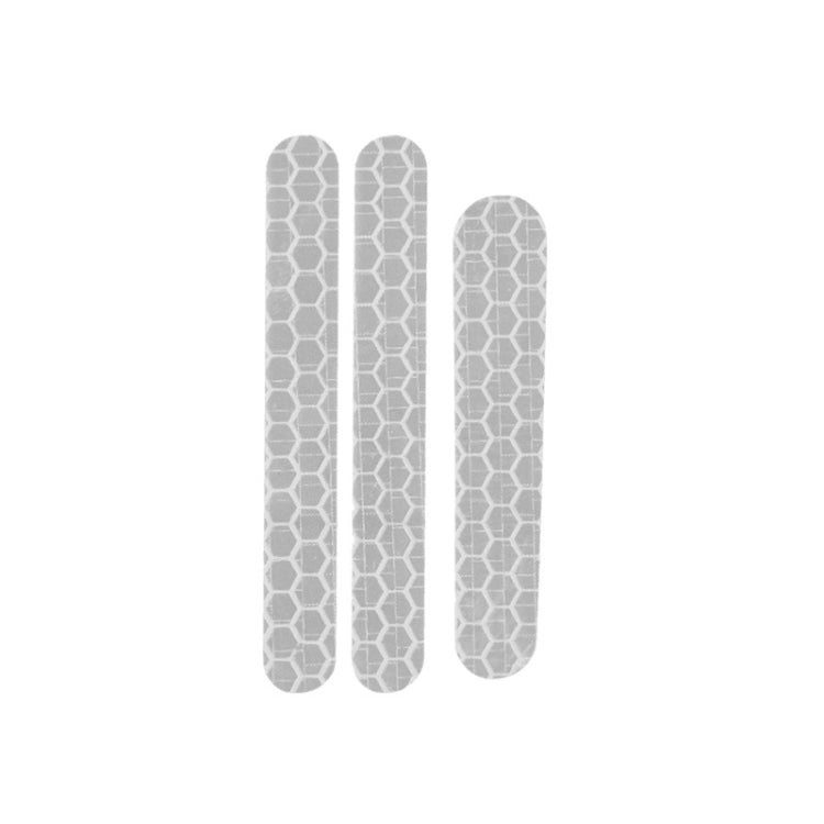 5 PCS Scooter Stickers Reflective Cursor Scooter Mudguard Reflective Sticker For Ninebot ES2 (White)