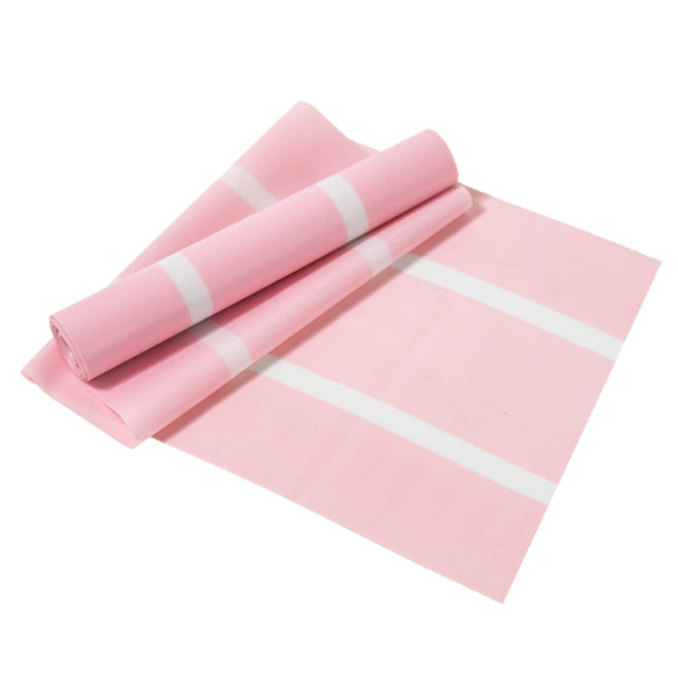 3 PCS Latex Yoga Stretch Elastic Belt Hip Squat Resistance Band, Specification: 1500x150x0.35mm (Two-color Pink)