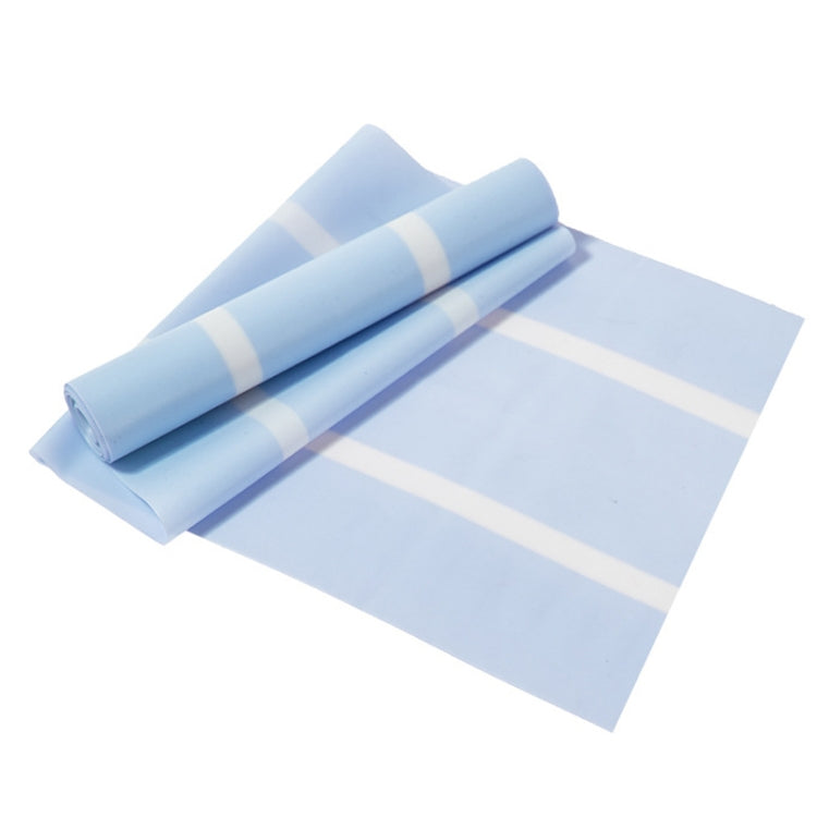 3 PCS Latex Yoga Stretch Elastic Belt Hip Squat Resistance Band, Specification: 1500x150x0.35mm (Two-color Blue)