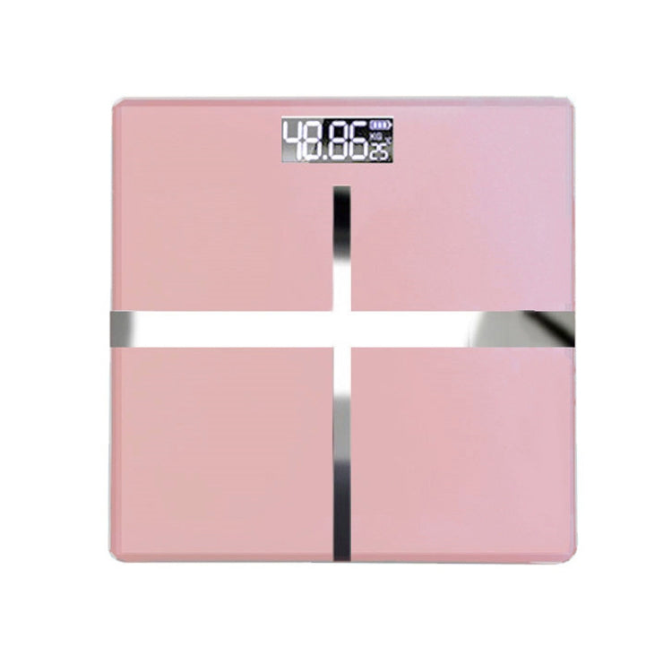 QQ-001 Weight Scale Home Health Human Body Electronic Scale Charging Model (Rose Gold)