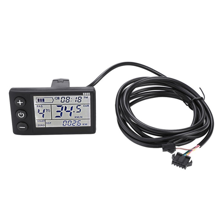 24V / 36V LCD Display Electric Bicycle Dashboard