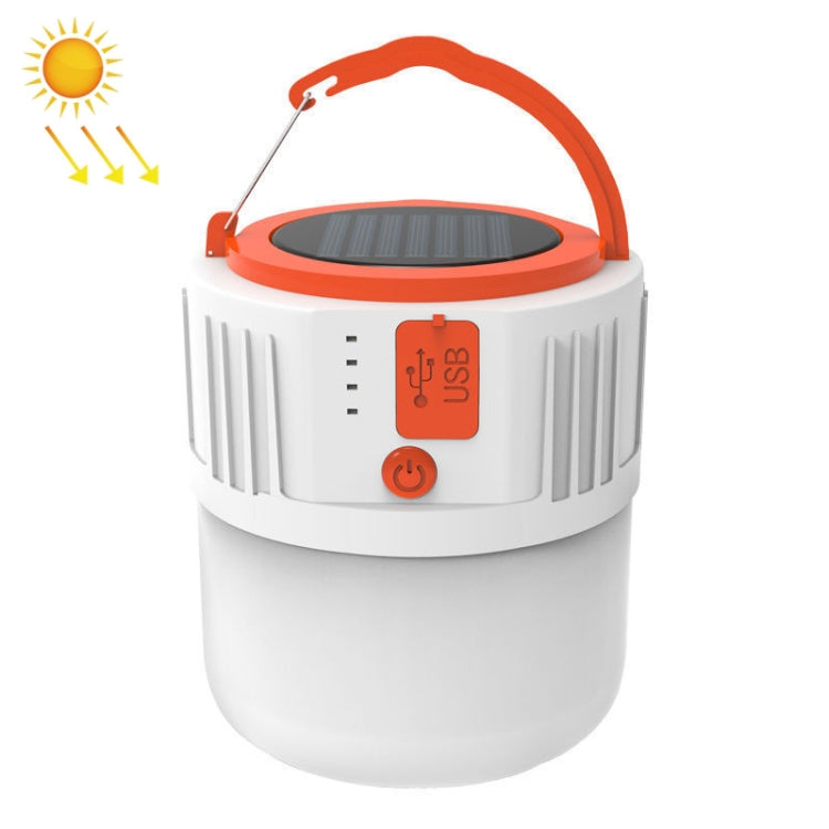 Solar LED Bulb Light Household Emergency Light Mobile Night Market Lamp, Style: V66 8W 42 LED 3 Battery