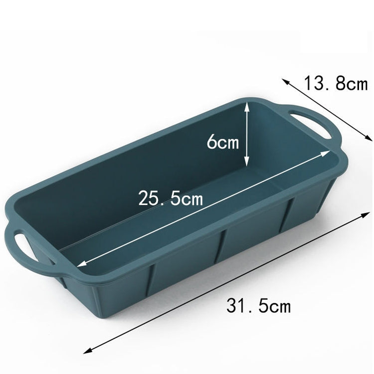 Silicone Cake Dish Bread Rectangular Cake Mold Baking Sweet Plate