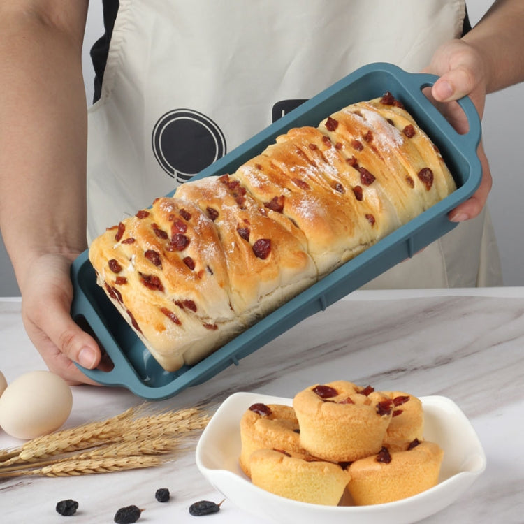 Silicone Cake Dish Bread Rectangular Cake Mold Baking Sweet Plate